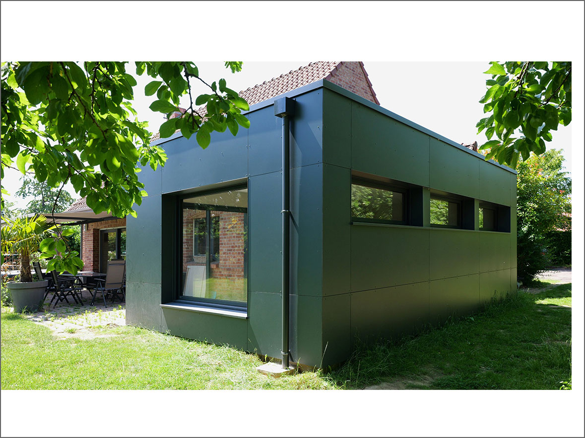 réalisation d’une salle vidéo en extension à Gondecourt dans le Nord