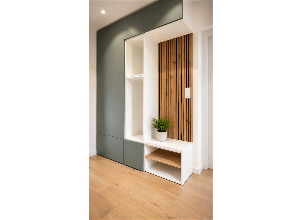 passage intérieur vers la suite parentale à Wandignies-Hamage (Nord)