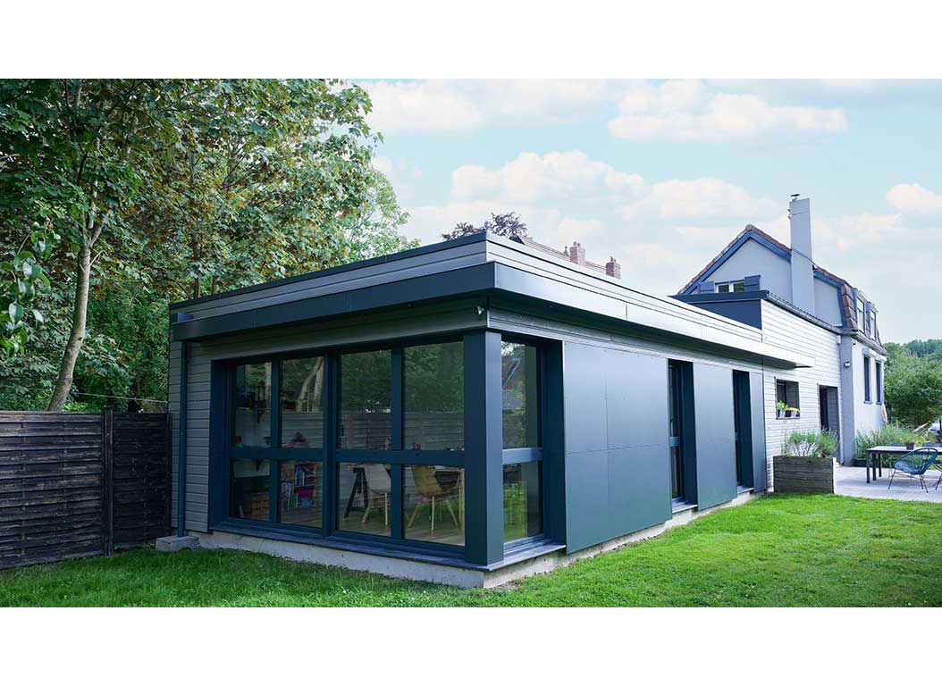 EXTENSION BOIS, BUREAU, CHAMBRES ET SALLE DE JEUX À BOUCHAIN (NORD) - 05