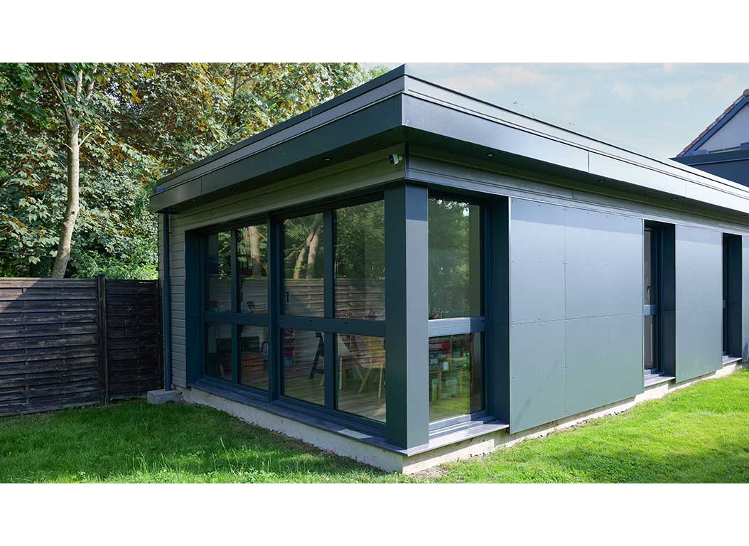 EXTENSION BOIS, BUREAU, CHAMBRES ET SALLE DE JEUX À BOUCHAIN (NORD) - 07