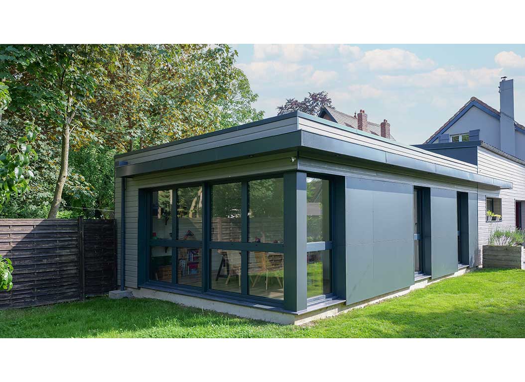 EXTENSION BOIS, BUREAU, CHAMBRES ET SALLE DE JEUX À BOUCHAIN (NORD) - 08