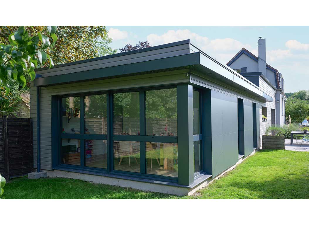 EXTENSION BOIS, BUREAU, CHAMBRES ET SALLE DE JEUX À BOUCHAIN (NORD) - 11