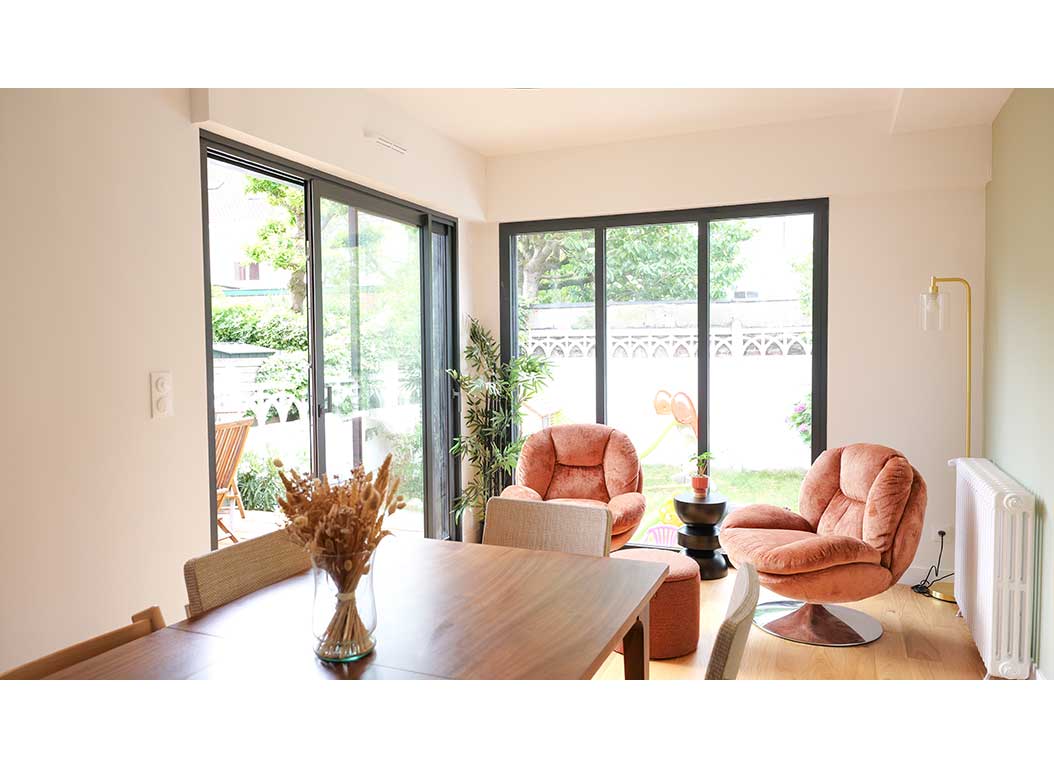 EXTENSION BOIS AVEC SALON ET TERRASSE À Lille (NORD) - 04