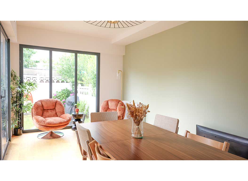 EXTENSION BOIS AVEC SALON ET TERRASSE À Lille (NORD) - 06