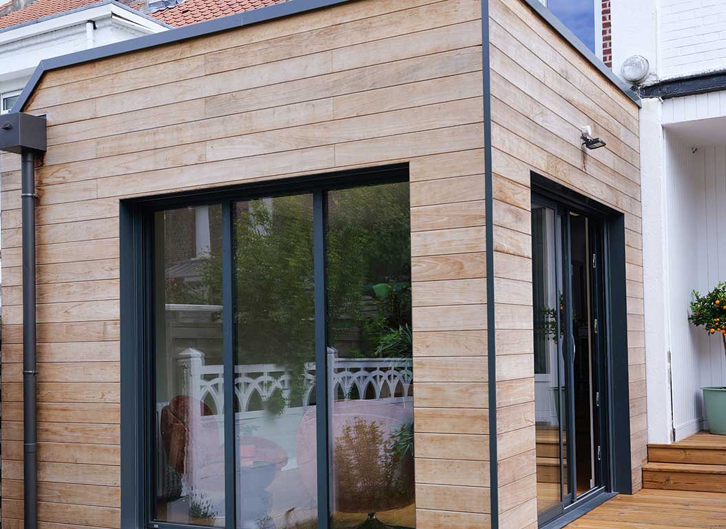 EXTENSION BOIS AVEC SALON ET TERRASSE À Lille (NORD) - 18