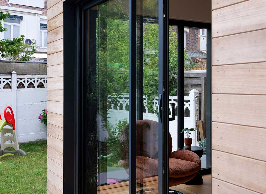 EXTENSION BOIS AVEC SALON ET TERRASSE À Lille (NORD) - 19