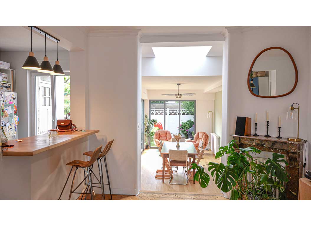 EXTENSION BOIS AVEC SALON ET TERRASSE À Lille (NORD) - 20