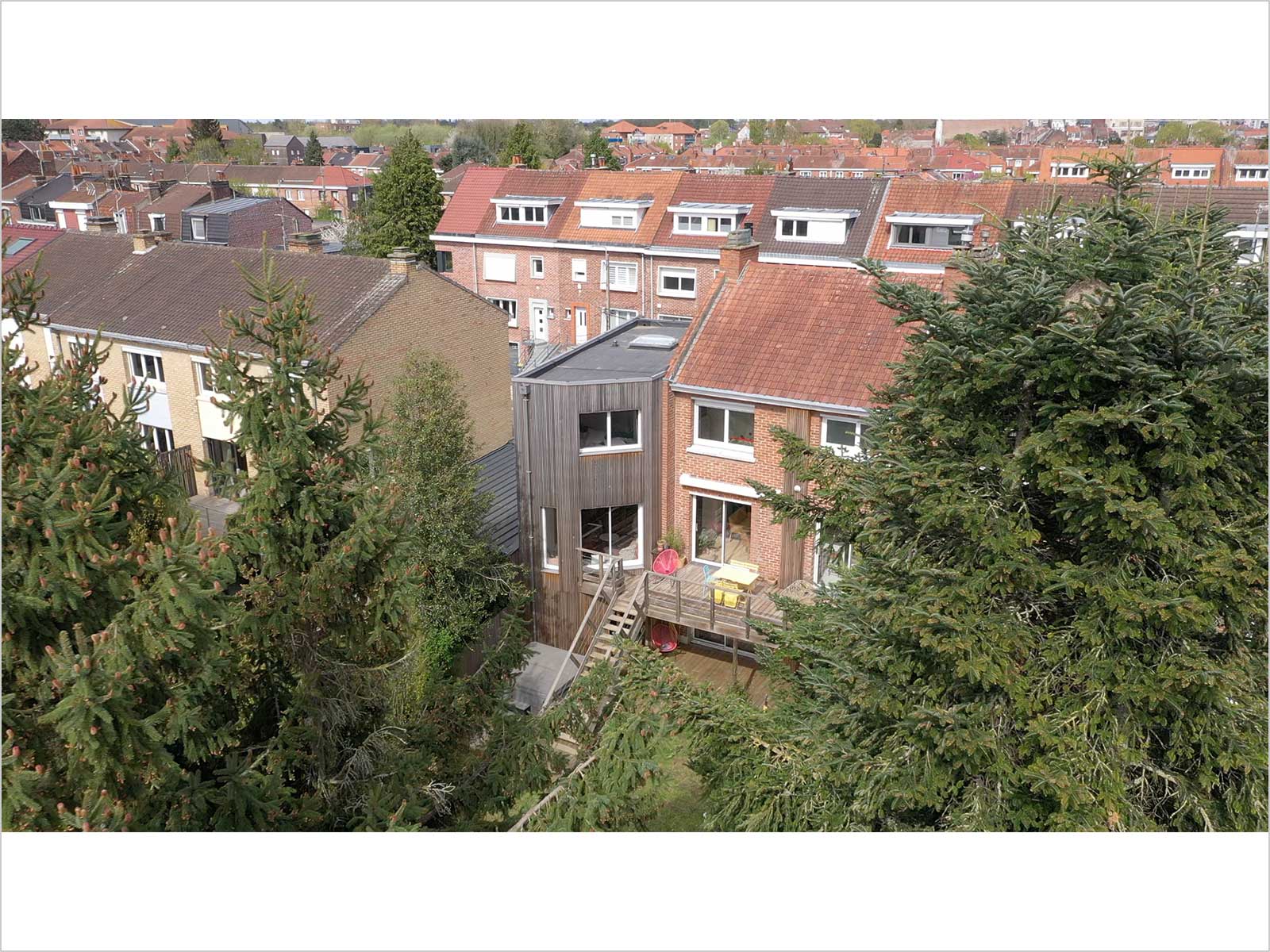 EXTENSION DE MAISON EN OSSATURE BOIS A LAMBERSART (NORD)-15