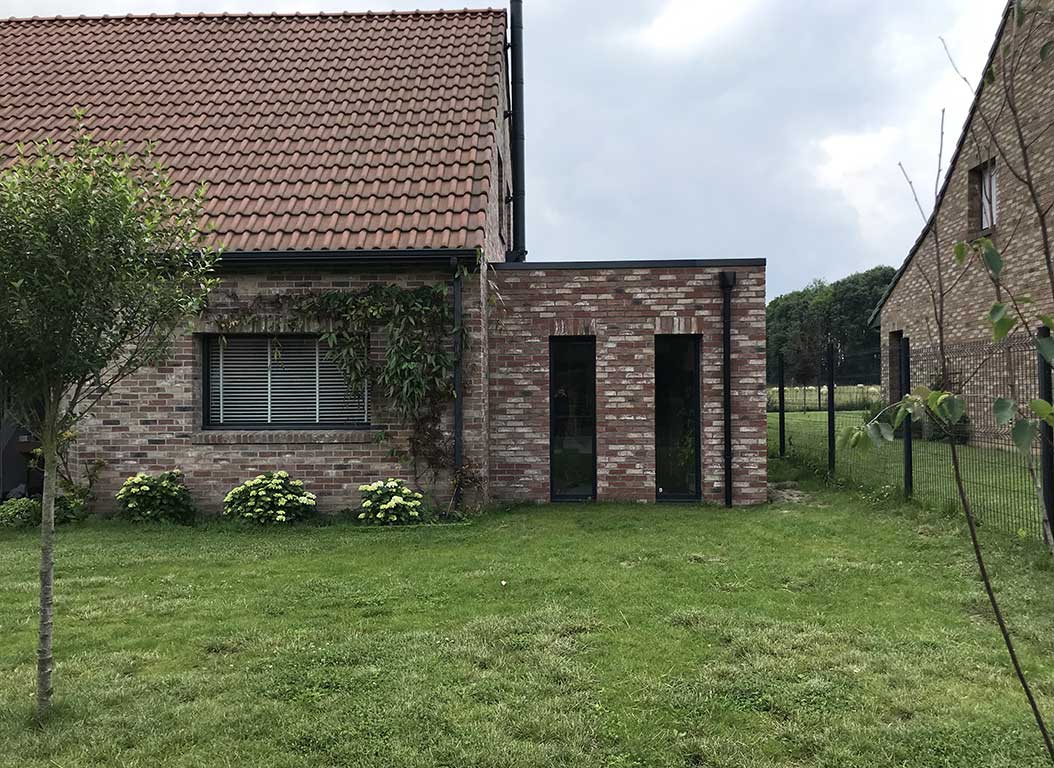 EXTENSION BRIQUE DE MAISON A ATTICHES (NORD) 002
