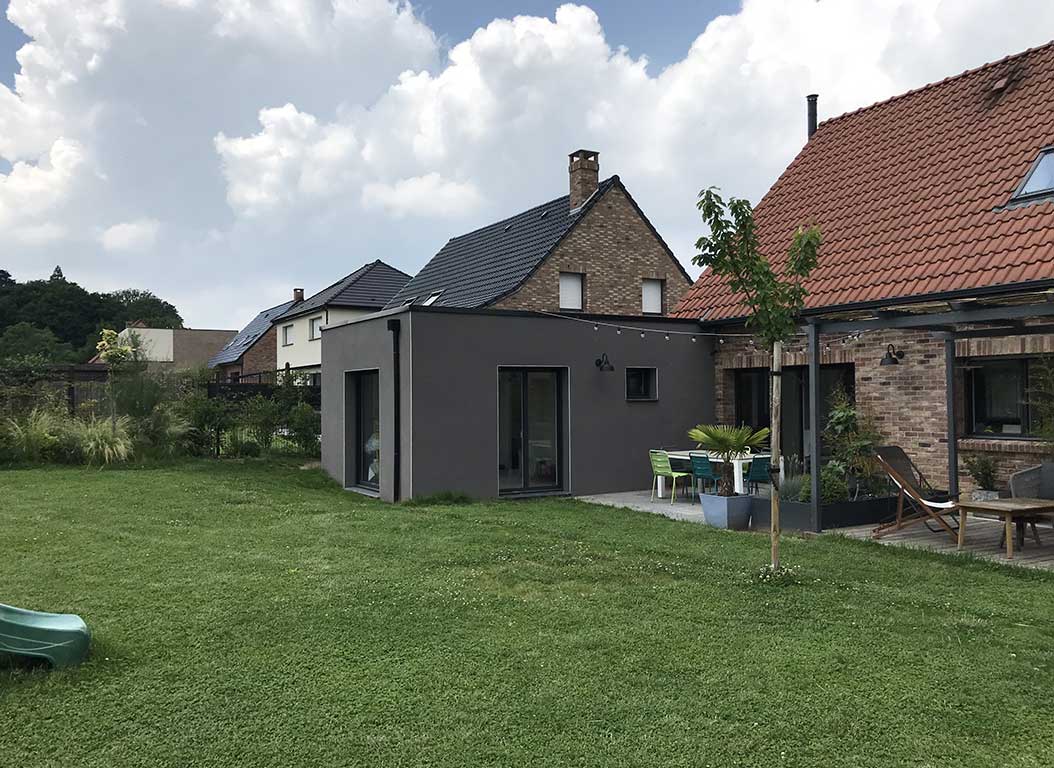 EXTENSION BRIQUE DE MAISON A ATTICHES (NORD) 005