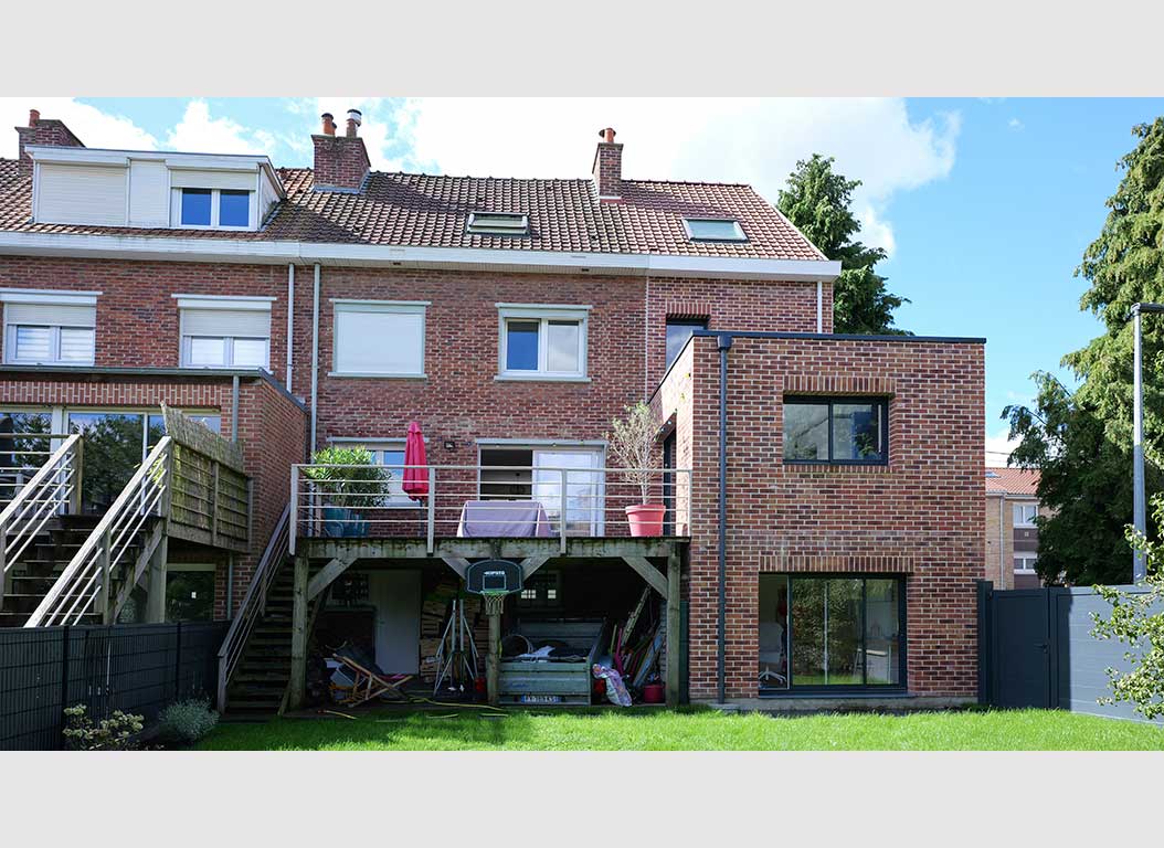 EXTENSION BRIQUES SUR 3 NIVEAUX À LAMBERSART (NORD) 29